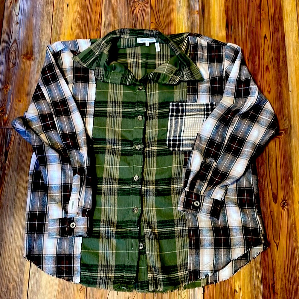 Gilded Intent boyfriend button up shirt